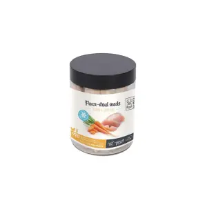 M-Pets Freeze Dried Dondurularak Kurutulmuş %100 Tavuk ve Havuçlu Küp Köpek Ödülü 40 Gr - M-Pets
