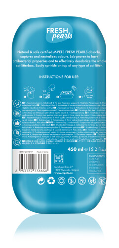 M-Pets Fresh Pearls Okyanus Kokulu Kedi Kumu Deodorantı 450 Ml - 2