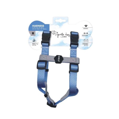 M-Pets Gentle Köpek Göğüs Tasması Mavi M - 1
