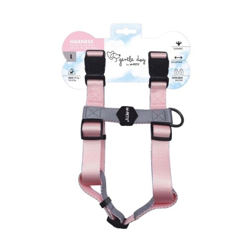 M-Pets Gentle Köpek Göğüs Tasması Pembe L - 1