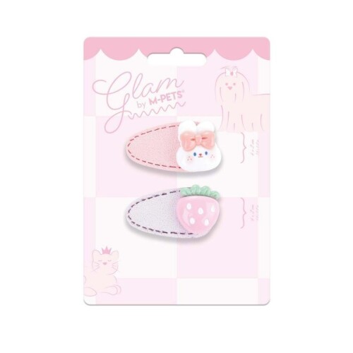 M-Pets Glam Figürlü Kedi ve Köpekler İçin Aksesuar Toka Pembe - 1