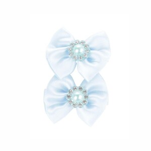 M-Pets Glam Fiyonklu Kedi ve Köpekler İçin Aksesuar Toka Mavi - 2