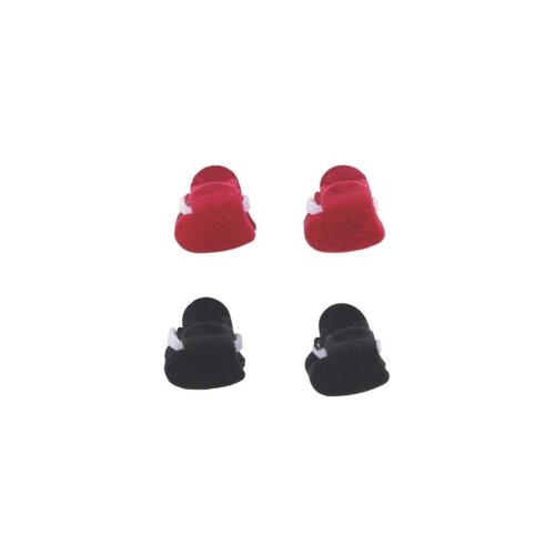 M-Pets Glam Kalpli Kedi ve Köpekler İçin Aksesuar Toka Kırmızı Siyah - 2