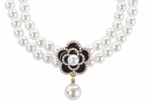 M-Pets Glam Prestige Black Camellia Kedi ve Köpek Kolyesi L - 4