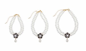 M-Pets Glam Prestige Black Camellia Kedi ve Köpek Kolyesi L - 5