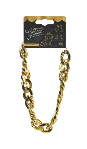 M-Pets Glam Prestige Gold Chain Kedi ve Köpek Kolyesi M - 1