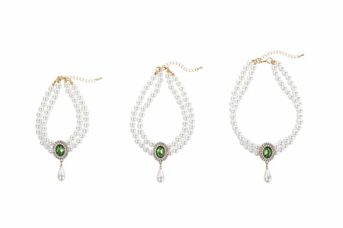 M-Pets Glam Prestige Green Emerald Kedi ve Köpek Kolyesi L - 5