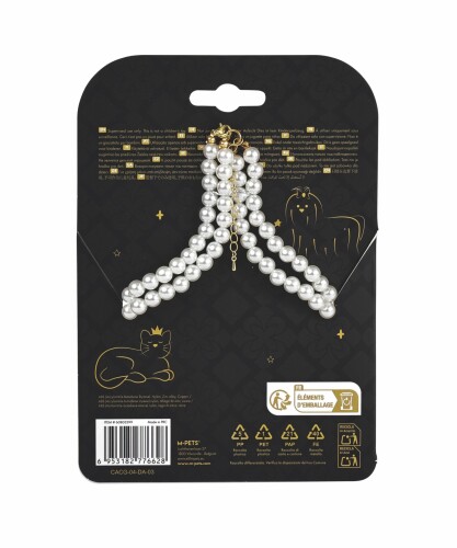 M-Pets Glam Prestige White Camellia Kedi ve Köpek Kolyesi L - 2
