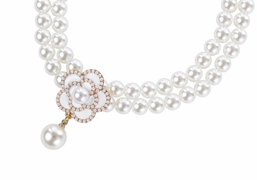 M-Pets Glam Prestige White Camellia Kedi ve Köpek Kolyesi L - 4