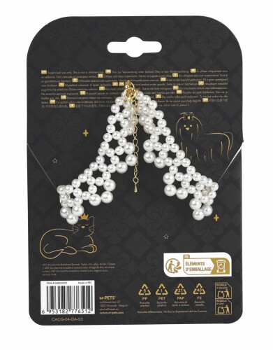 M-Pets Glam Prestige White Jewel Kedi ve Köpek Kolyesi L - 2