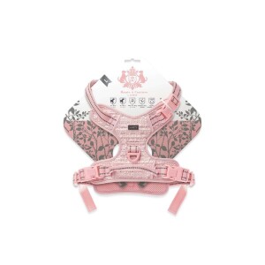 M-Pets Haute Couture Pembe Köpek Göğüs Tasması L - M-Pets