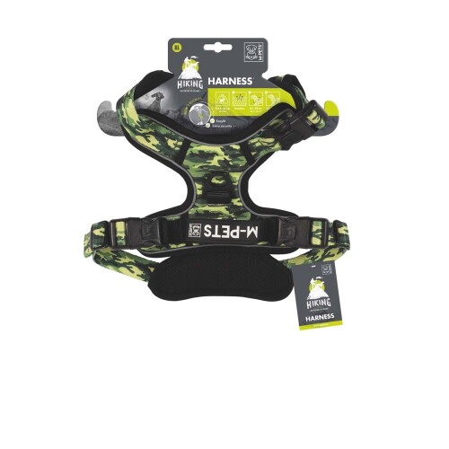 M-Pets Hıkıng Reflektörlü Kamuflaj Desenli Soft Köpek Göğüs Tasması M - 1