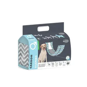 M-Pets Karbonlu Diapers Erkek Köpek Külotu Xl 18 Adet - M-Pets
