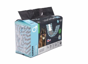 M-Pets Karbonlu Diapers Erkek Köpek Külotu Xxl 18 Adet - M-Pets