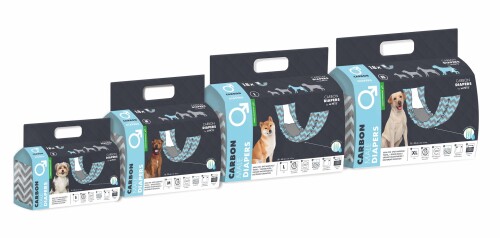M-Pets Karbonlu Diapers Erkek Köpek Külotu Xxl 18 Adet - 3