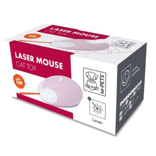 M-Pets Lazer Fare Kedi Oyuncağı Pembe - 1