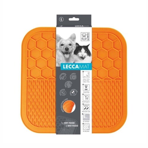 M-Pets Lecca Yavaş Beslenme Sıvı Ödül Matı Turuncu L - 1