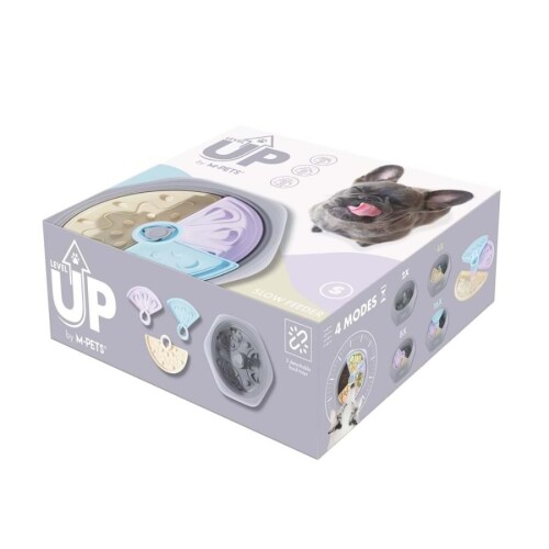 M-Pets Level Up Ayarlanabilir Yavaş Yeme Mama Kabı S - 1