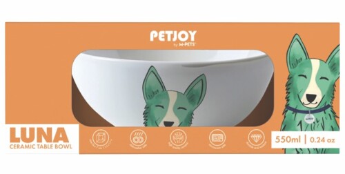 M-Pets Luna Seramik Köpek Mama Kabı 550 Ml - 3