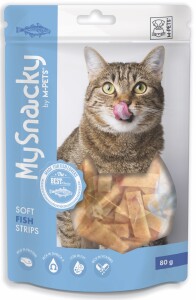 M-Pets My Snacky Balıklı Şerit Kedi Ödül Maması 80 Gr - M-Pets