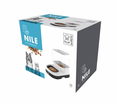 M-Pets Nile Kedi ve Köpekler İçin Hazneli Mama Kabı 1500 Ml - 1