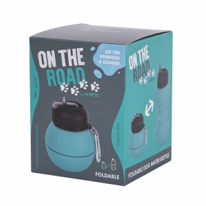 M-Pets On The Road Kedi ve Köpekler İçin Katlanabilen Seyahat Suluğu - M-Pets