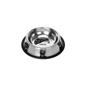 M-Pets Petjoy Catfamily Kedi ve Köpekler İçin Çelik Mama Kabı M 850 ML - M-Pets