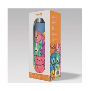 M-Pets Petjoy Purrefect Petfamily Mavi Termos 500 Ml - M-Pets
