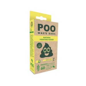 M-PETS POO Dışkı Poşeti 15 Yaprak Limon Kokulu 4lü Paket - M-Pets