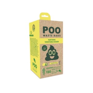 M-PETS POO Dışkı Poşeti 15 Yaprak Limon Kokulu 8li Paket - M-Pets
