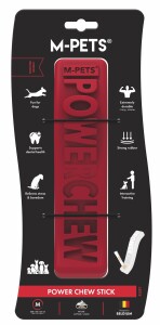 M-Pets Power Chew Stick Kırmızı Kauçuk Köpek Oyuncağı - M-Pets