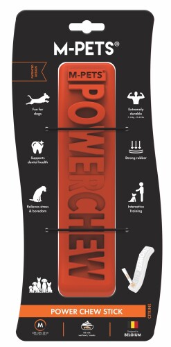 M-Pets Power Chew Stick Sarı Kauçuk Köpek Oyuncağı - 1