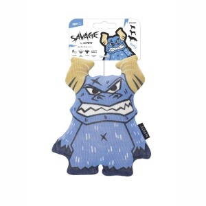 M-Pets Savage Bull Boğa Peluş Köpek Oyuncağı 22x19 cm - M-Pets