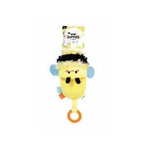 M-Pets Slippers Bee Sarı Peluş Köpek Oyuncağı - M-Pets