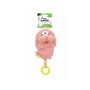 M-Pets Slippers Bunny Pembe Peluş Köpek Oyuncağı - M-Pets