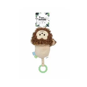 M-Pets Slippers Monkey Kahverengi Peluş Köpek Oyuncağı - M-Pets