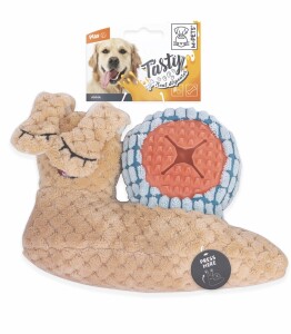 M-Pets Snail Anna Ödül Hazneli Peluş Köpek Oyuncağı 23,5x15 Cm - M-Pets