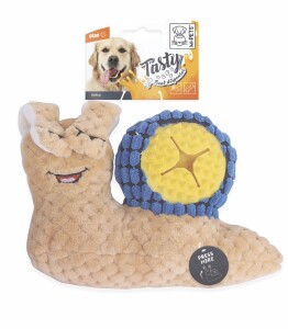 M-Pets Snail Daria Ödül Hazneli Peluş Köpek Oyuncağı 23,5x15 Cm - M-Pets