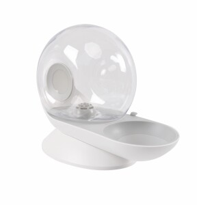 M-Pets Snail Hazneli Kedi ve Köpekler İçin Beyaz Su Kabı 2800 Ml - 2