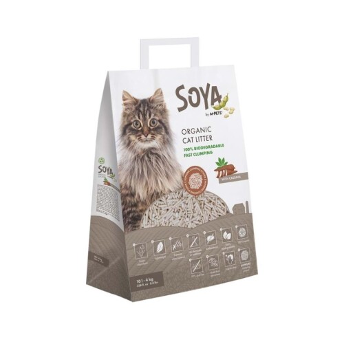 M-Pets Soya Organik Cassava Kedi Kumu 10 L - 1