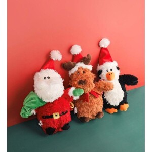 M-Pets St.Nick Noel Baba Ödül Hazneli Peluş Köpek Oyuncağı - 4