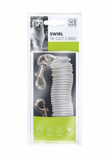 M-Pets Swirl Köpekler İçin Bahçe Bağlama Halatı - 1