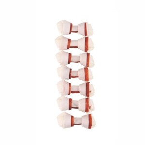 M-Pets Trusty Biftekli Düğüm Köpek Ödül Kemiği 84 gr 6,5 cm 7'li - 2