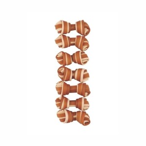M-Pets Trusty Biftekli ve Tatlı Patatesli Düğüm Köpek Ödül Kemiği 140 gr 6,5 cm 7'li - 2