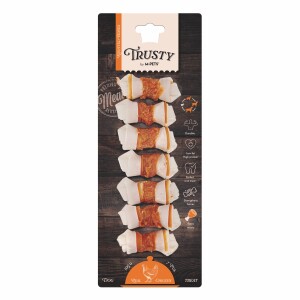 M-Pets Trusty Tavuklu Düğümlü Köpek Çiğneme Kemiği 75 gr, 15.3 Cm - 2