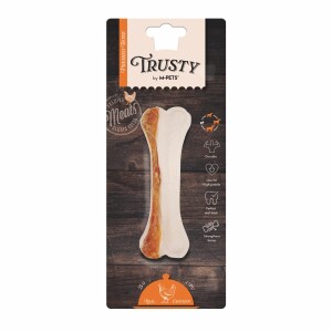 M-Pets Trusty Tavuklu Press Kemik Köpek Ödülü 55 Gr, 12.7 Cm - M-Pets