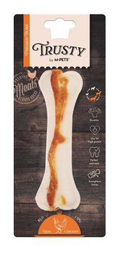 M-Pets Trusty Tavuklu Press Kemik Köpek Ödülü 85 Gr - 1