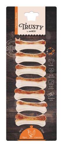 M-Pets Trusty Tavuklu Press Kemik Köpek Ödülü 85 Gr - 2