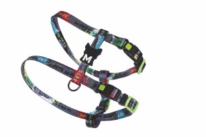 M-Pets Urban Style DNA Active Köpek Göğüs Tasması 49-83 Cm - 2