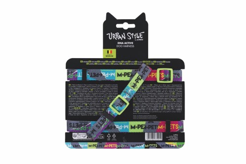 M-Pets Urban Style DNA Active Köpek Göğüs Tasması 49-83 Cm - 5